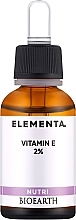 Fragrances, Perfumes, Cosmetics Vitamin E 2% Face Serum - Bioearth Elementa Nutri Vitamin E 2%