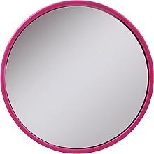 Compact Round Mirror, 9511.7 cm, burgundy - Donegal — photo N1