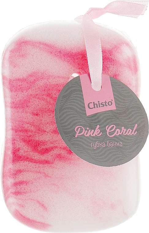 Bath Sponge - Chisto Pink Coral — photo N1