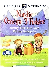 Fragrances, Perfumes, Cosmetics Kids Food Supplement "Omega-3", 300 mg - Nordic Naturals Fishies Yummy Tutti Frutti