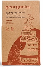 Fragrances, Perfumes, Cosmetics Mouthwash Tablets "Orange" - Georganics Mouthwash Tablets Refill Pack Orange (refill)