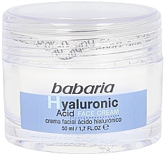 Hyaluronic Acid Face Cream - Babaria Hyaluronic Acid Face Cream — photo N4
