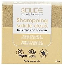 Almond Shampoo Bar - Alphanova Solide Gentle Solid Shampoo Almond Perfume Organic — photo N5