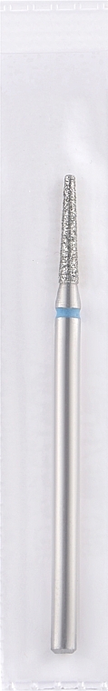 Diamond Nail File Drill Bit, frustum, L-10 mm, 1.8 mm, blue - Head The Beauty Tools — photo N1