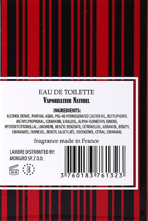 Lambre № 33 - Eau de Toilette — photo N4