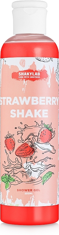 Strawberry Shake Shower Gel - SHAKYLAB Natural Shower & Bath Gel — photo N1