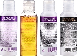 Set - Brazil Keratin Start Beauty (treatment/100ml + sh/2x100ml + cond/100ml) — photo N7