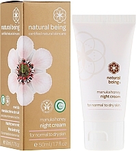 Fragrances, Perfumes, Cosmetics Face Cream for Normal and Dry Skin - Natural Being Manuka Honey Night Cream