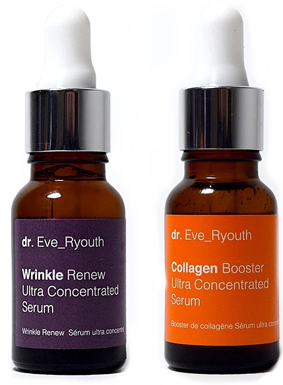 Set - Dr. Eve_Ryouth Collagen Plump & Wrinkle Renew Serum Set (ser/2x15ml) — photo N1