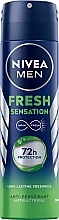 Deodorant Antiperspirant Spray for Men - Nivea Men Fresh Sensation Antiperspirant Antibacterial — photo N1