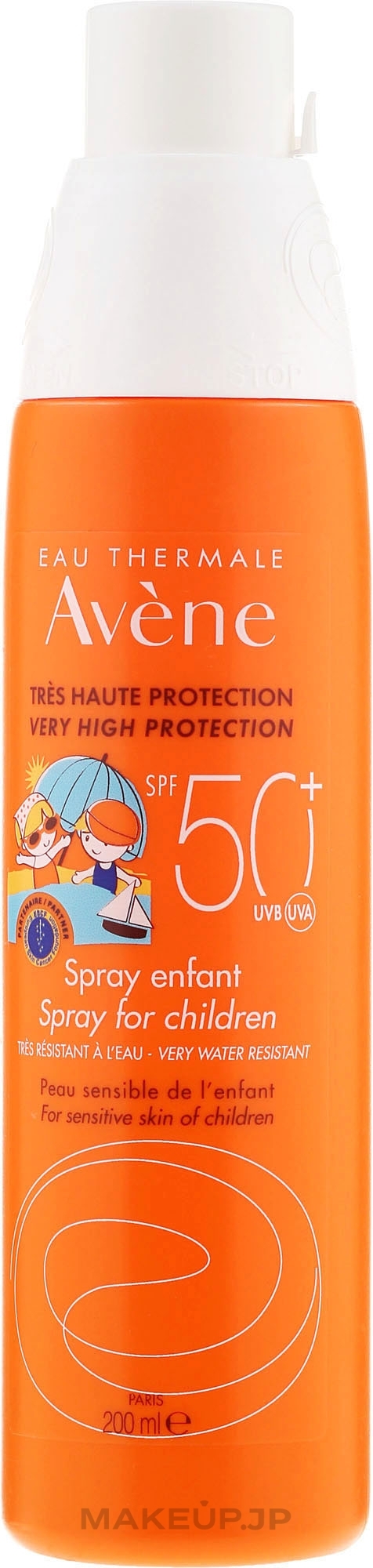 Kids Sunscreen Spray - Avene Eau Thermale Solar Spray Children SPF50 — photo 200 ml