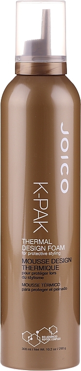 Heat Protection Styling Mousse - Joico K-Pak Thermal Design Foam — photo N1