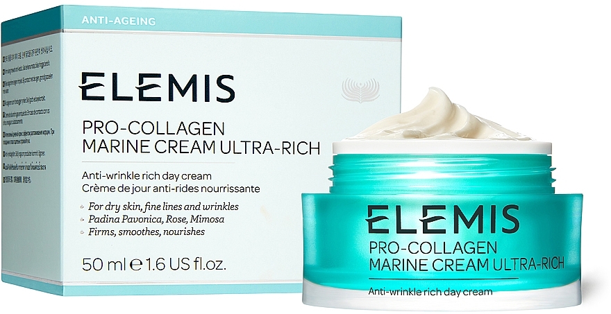 Rich Marine Face Cream - Elemis Pro-Collagen Marine Cream Ultra-Rich — photo N3