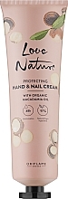 Macadamia Oil Protective Hand & Nail Cream - Oriflame Love Nature Caring Hand & Nail Cream With Organic Macadamia Oil — photo N3