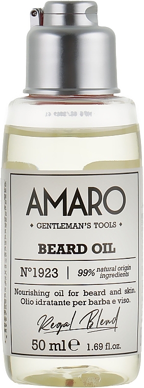 Beard Oil - FarmaVita Amaro Beard Oil — photo N7