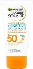Fragrances, Perfumes, Cosmetics Sunscreen Kids Body Cream - Garnier Ambre Solaire Sensitive Advanced SPF50+