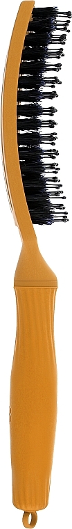 Hair Brush - Olivia Garden Finger Brush Combo Yellow Sunshine — photo N2