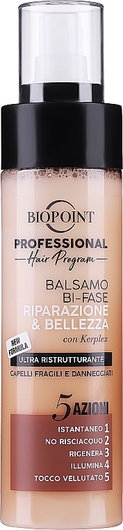 Biphase Conditioner for Fragile & Damaged Hair - Biopoint Riparazione&Bellezza Balsamo Bi-Fase — photo N1