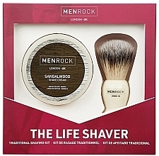 Fragrances, Perfumes, Cosmetics Set - Men Rock The Life Shaver Sandalwood Kit (brush/1pcs + sh/cr/100ml)