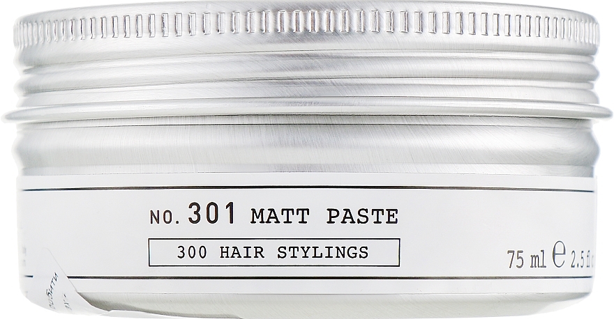 Matte Strong Hold Hair Paste - Depot Hair Styling 301 Matt Past — photo N3