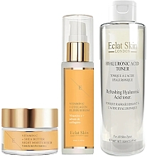 Fragrances, Perfumes, Cosmetics Set - Eclat Skin London (f/cr/50ml + f/toner/150ml + f/ser/60ml)