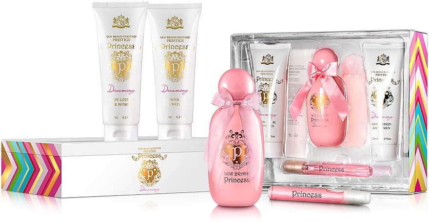 New Brand Princess Dreaming - Set (edp/100ml + edp/20ml + b/lot/130ml + sh/gel/130ml)  — photo N14