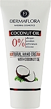 Fragrances, Perfumes, Cosmetics Coconut Oil Hand Cream - Dermaflora Natural Hend Cream Coconut Oil