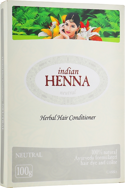 Natural Hair Mask (colorless henna) - Indian Henna Neutral — photo N4