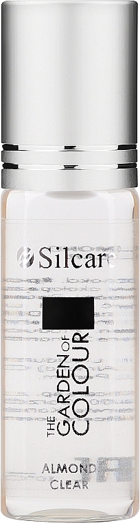 Nail & Cuticle Oil - Silcare The Garden of Colour Cuticle Oil Roll On Almond Clear — photo N1