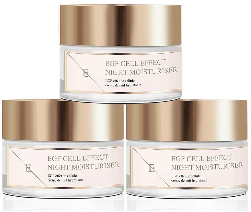 Set - Eclat Skin London EGF Cell Effect Night Moisturiser Set (f/cr/3x50ml) — photo N4