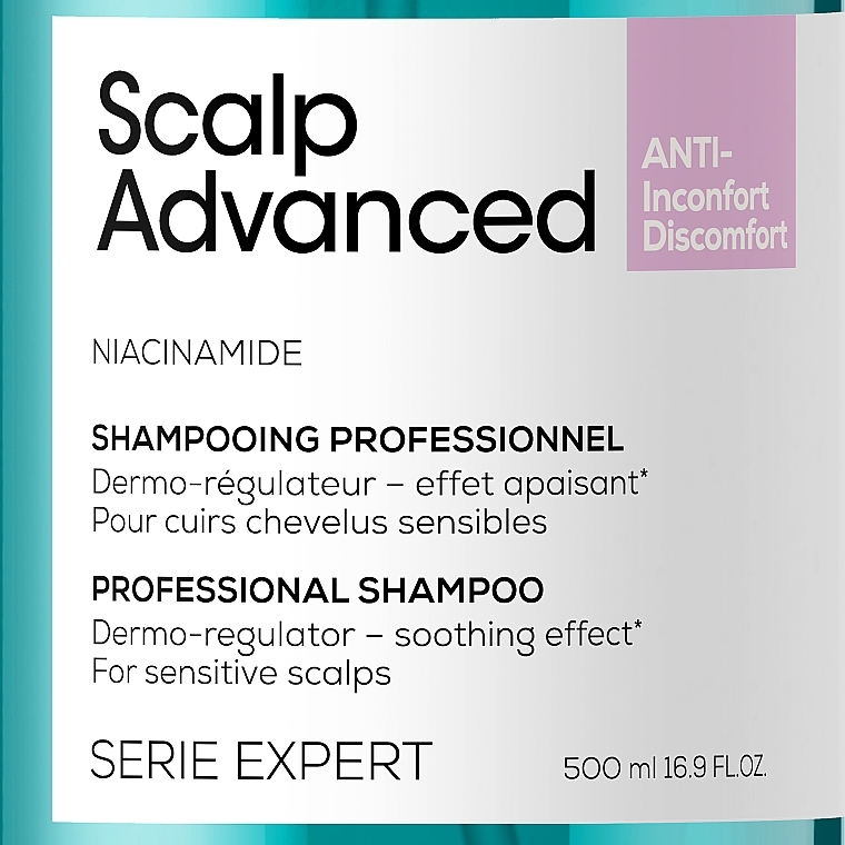 Soothing Shampoo - L'Oreal Professionnel Scalp Advanced Niacinamide Dermo-Regulator Shampoo — photo N2