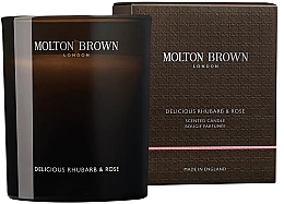 Molton Brown Delicious Rhubarb & Rose Scented Candle - Scented Candle — photo N1