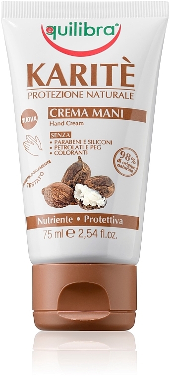 Equilibra - Karite Hand Cream — photo N1