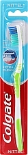 Toothbrush Medium Hard "Extra Clean", green - Colgate Extra Clean Medium — photo N3