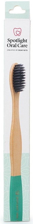 Bamboo Toothbrush, green - Spotlight Oral Care Jade Bamboo Toothbrush — photo N2