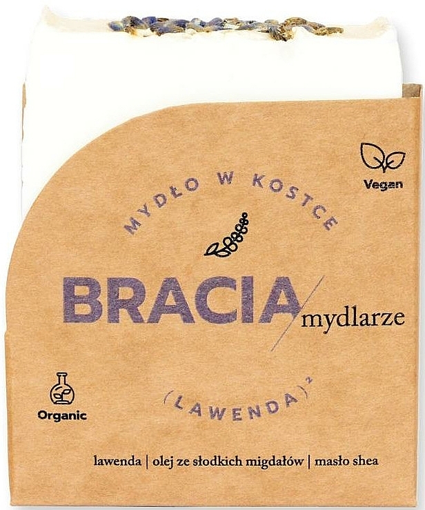 Soothing Solid Soap with Lavender - Bracia Mydlarze Solid Soap Lavender — photo N1