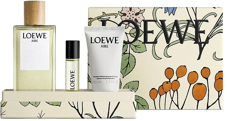 Loewe Aire - Set (edt/100ml + b/lot/50ml + edt/10ml) — photo N1