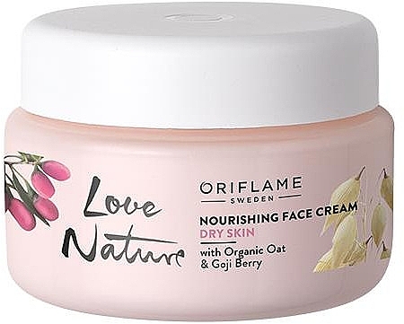 Nourishing Face Cream with Organic Oats and Goji Berries - Oriflame Love Nature — photo N1