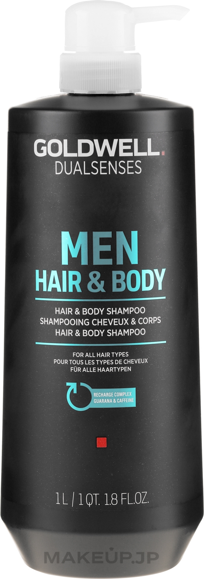 Refreshing Hair and Body Shampoo - Goldwell DualSenses For Men Hair & Body Shampoo — photo 1000 ml