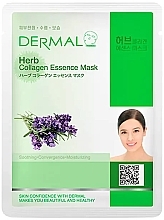 Fragrances, Perfumes, Cosmetics ハーブ入りコラーゲンシートフェイスマスク - Dermal Herb Collagen Essence Mask