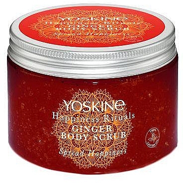 Body Sugar Scrub - Yoskine Happiness Rituals Imbir Sugar Body Scrub — photo N1