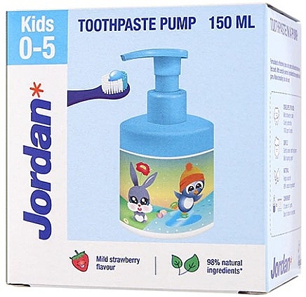 Kids Toothpaste, 0-5 years - Jordan Kids Toothpaste Pump — photo N2