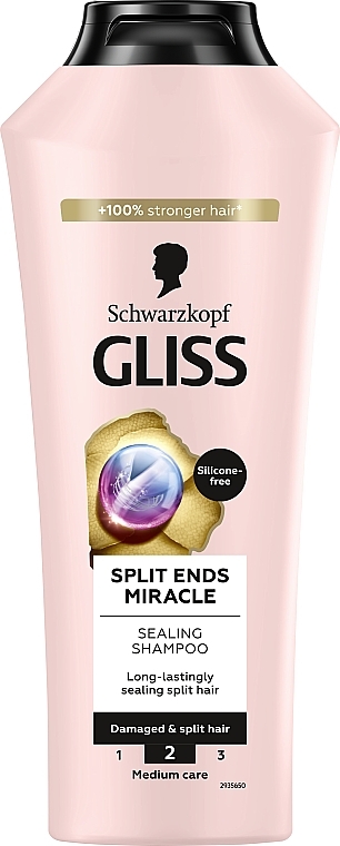 Shampoo for Split Ends - Gliss Split Ends Miracle Sealing Shampoo — photo N1