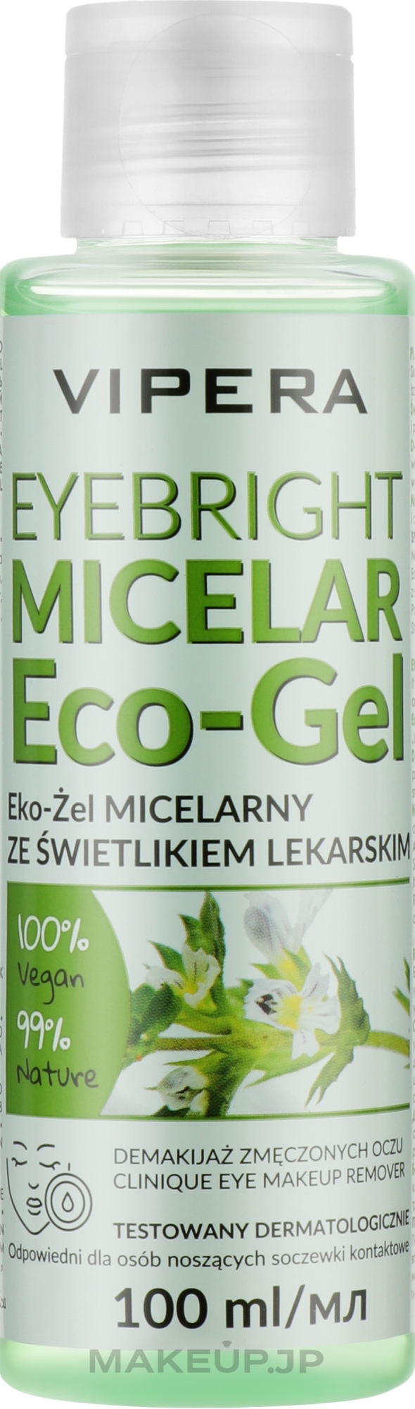 Micellar Makeup Remover Gel - Vipera Eyebright Micellar Eco-Gel — photo 100 ml