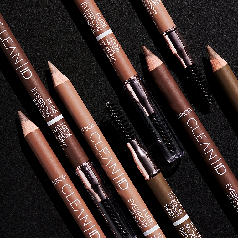 Brow Pencil with Brush - Catrice Clean ID Pure Eyebrow Pencil — photo N4