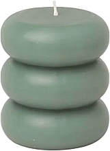 Decorative Candle, green - Paddywax Totem Candle Green Bob — photo N2