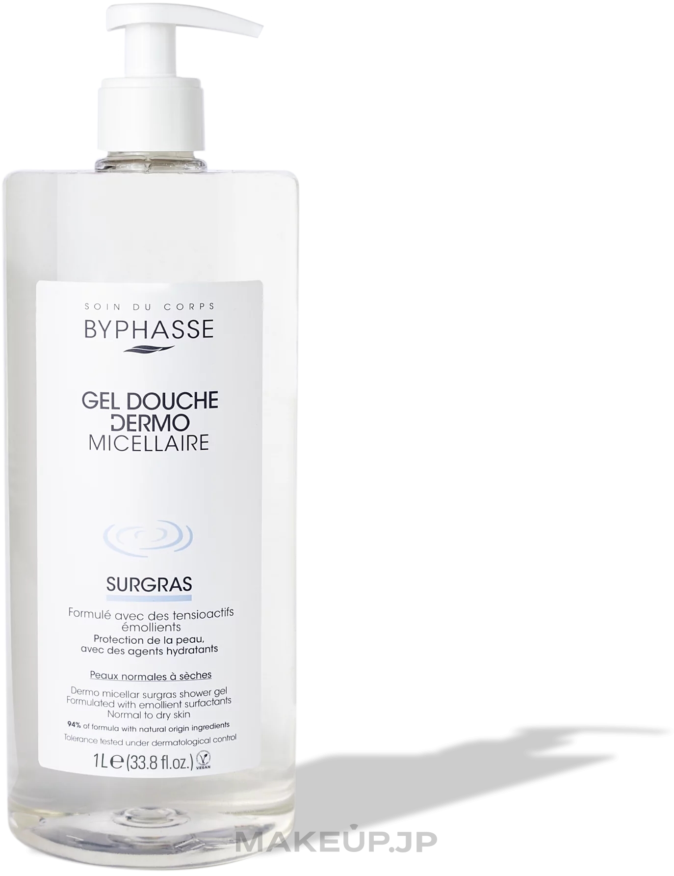 Shower Gel for Normal & Dry Skin - Byphasse Surgras Comfort Dermo Shower Gel Normal To Dry Skin — photo 1000 ml