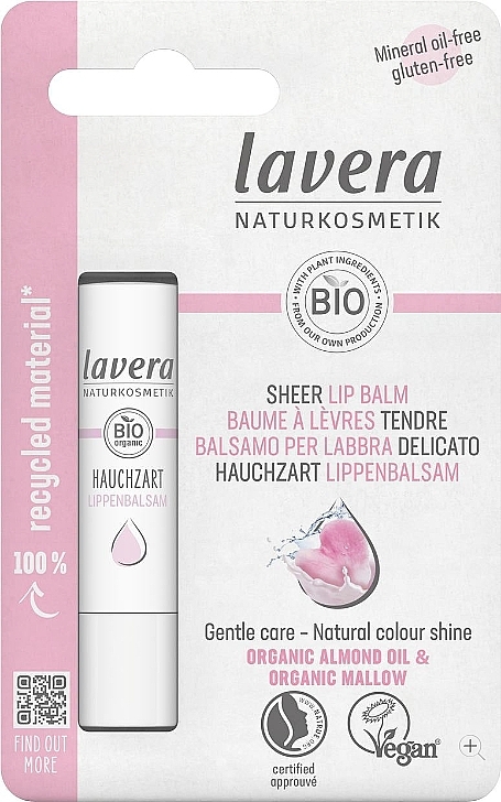 Lip Balm - Lavera Sheer Lip Balm — photo N1