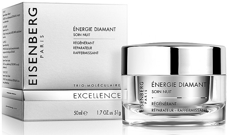 Night Face Cream - Jose Eisenberg Energie Diamant Soin Nuit — photo N1