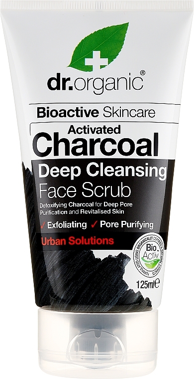 Activated Carbon Face Scrub - Dr. Organic Activated Charcoal Face Scrub — photo N1
